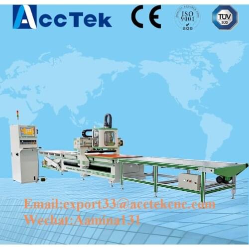 Cnc milling machine automatic tool changer AKM1325AF cnc router machine 1325 vacuum table