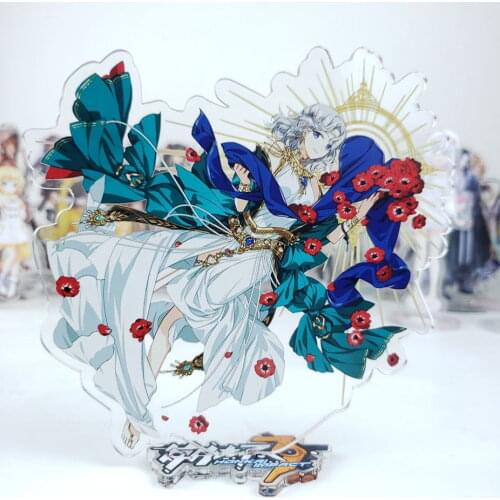 Game Honkai Impact 3rd Kiana Kaslana Bronya Zaych Murata MmiHoYo Stand Figure Cosplay Acrylic Model Plate Display Desk Decor Toy