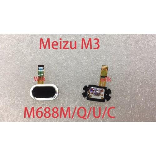 Meizu M3 Home Button FingerPrint Touch ID Sensor Flex Cable Ribbon Replacement Parts MEIZU M3 M688U/M/C/Q Button Key