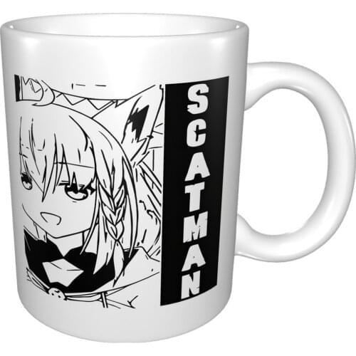 Scatman Fubuki Hololive Mug Coffee Cup Coffee Mug Octopus Shifter Tea Strainer Double Layer Glasses