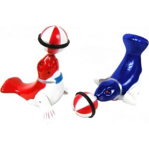 Creative toys Electric sea lion head the ball will somersault eyes glitters 360 degrees moved #28