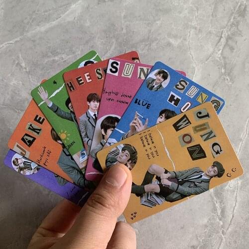 KPOP ENHYPEN SUNGHOON HEESEUNG SUNOO JUNGWON Small Card Postcard LOMO Card Random Card Postcard Card Fans Gilfs New Wholesale
