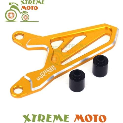 Motorcycle CNC Gold Front Sprocket Chain Cover Guide Guard Protector For Suzuki RMZ 250 RMZ250 2004 2005 2006
