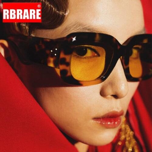 RBRARE Oversized Sunglasses Women 2021 Oval Sun Glasses Women Retro Brand Designer Eyewear for Women Classic Lentes De Sol Mujer