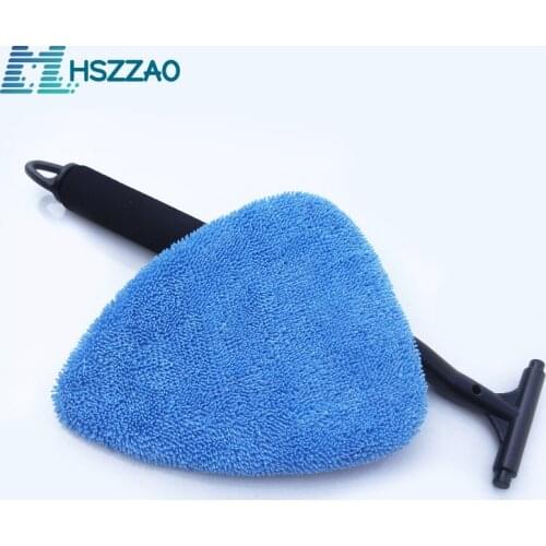 Window Cleaner Brush Kit Car Windshield Cleaning Wash Tool Inside Interior Auto Glass Wiper With Long Handle Defogging wipe