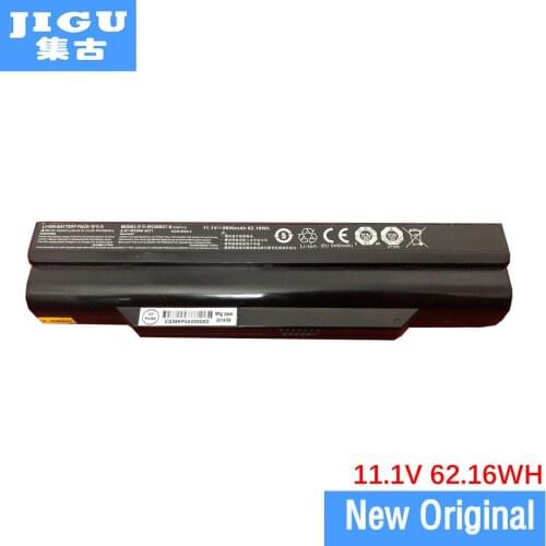 JIGU Original Laptop Battery For Clevo 6-87-W230S-4271 W230BAT-6 3ICR18/65/-2 W230 W230SD W230ST W230SS 11.1V 62.16WH