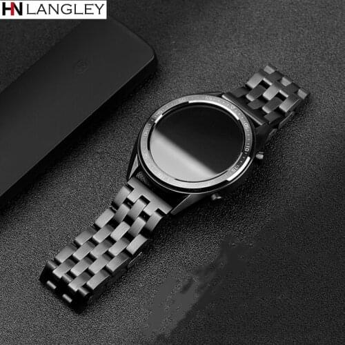 20/22 mm Metal Stainless Steel Watch band For Huawei Watch GT 2 Pro Magic Band Smart Watch Replacement Strap for Gear S3 Galaxy
