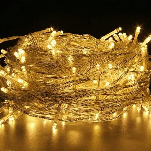 30M 300LED Christmas Fairy String Light linkable female/male connector Xmas Waterproof controller Wedding Garden Garland Tree