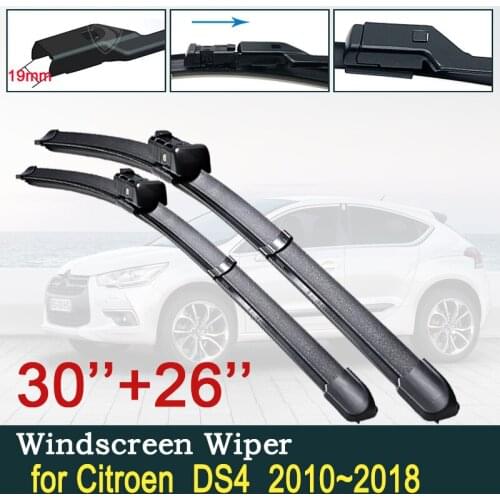 For Citroen DS4 DS5 2010~2018 Car Wiper Blades Front Windscreen Wipers Car Accessories 2011 2012 2013 2014 2015 2016 2017