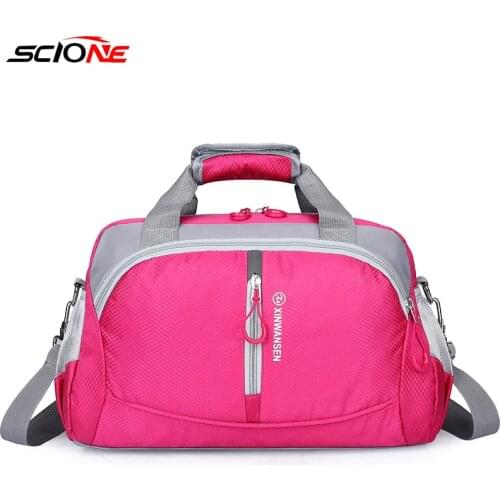 Scione Top Nylon Waterproof Sports gym Bag with Shoe Compartment Women Men For Gym Fitness Training Yoga Bolsa Sac De Sport