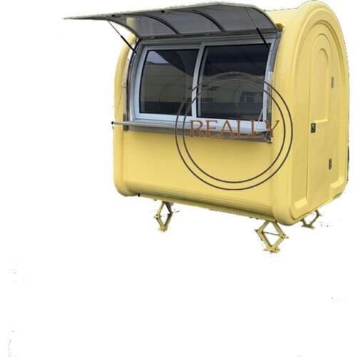 2.2m food cart kiosk candy cart bakery food cart trailer fast for sale