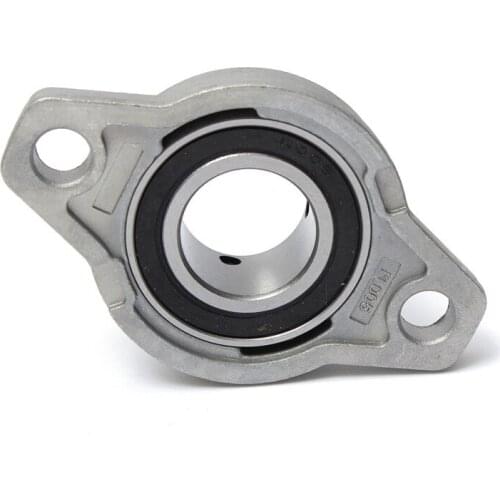 1pc 25mm Inner Diameter Zinc Alloy Pillow Block Flange Bearing KFL005 Chrome Steel Pillow Block Bearing
