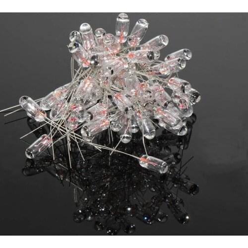 100pcs Clear 4mm Mini Bulbs 1.5V 3V 6V 100mA 12V 14V 16V 50mA Miniature Grain of Wheat Bulbs Warm White MP09-14W