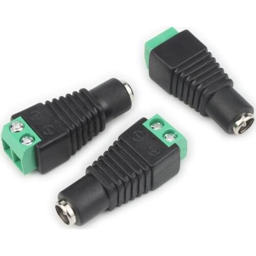 20Pcs DC Barrel Jack Adapter - 2.1mm Jack to Screw Terminal Block DC Barrel Jack Adapter female