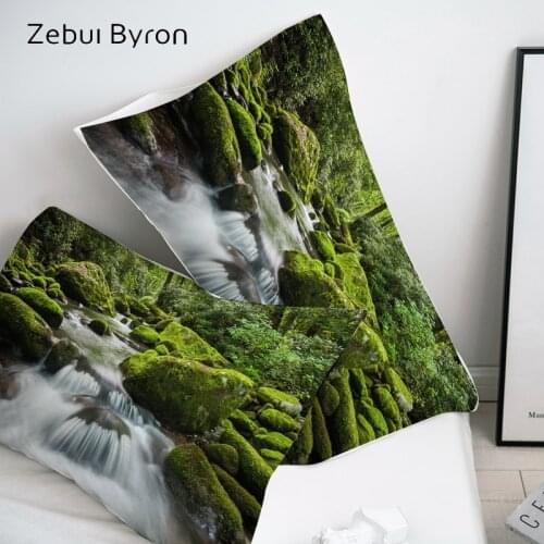 3D HD Pillow Case Pillowcase Custom 50x70/50x75/50x80/70x70,Decorative Pillow Cover,Bedding Creek Drop Ship