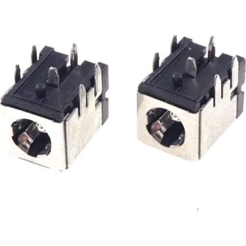 10pcs Power Socket 5A current 5.5x2.0 mm DC Power Jack Male connector right angle through hole PCB Solder