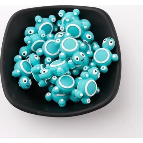 Bite Bites 6pc Rodent Silicone Animal Diy Crafts Accessories Silicone Teether Pendant Home Toys DIY Jewelry Baby Teether