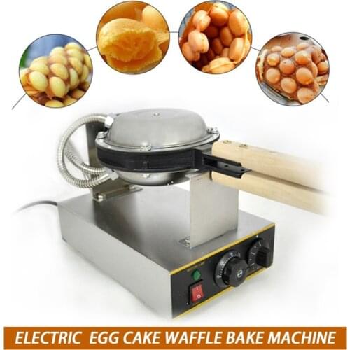 Nonstick Waffle Maker 220V Egg Shape Bubble Waffle Making Machine