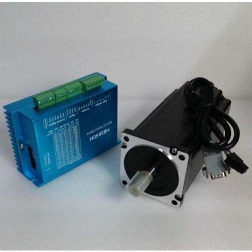 Free Shipping Nema 34 12.5N.m Closed Loop Stepper Motor Kit Hybird Servo Driver 86HBS120+HBS860H 86 2 Phase Stepper Motor