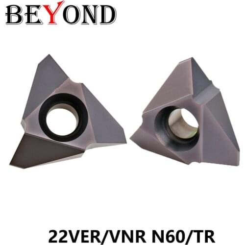 BEYOND 10pcs/box 22VER 22VNR N60 3.0 4.0 5.0 6.0 7.0 TR Carbide Inserts Lathe Cutter Turning Tools for SCVER SCVEL CNC Cutting