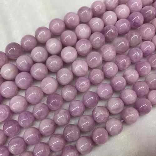 Natural purple Spodumene / Kunzite stone beads natural gem stone beads DIY loose beads for jewelry making strand 15" whol