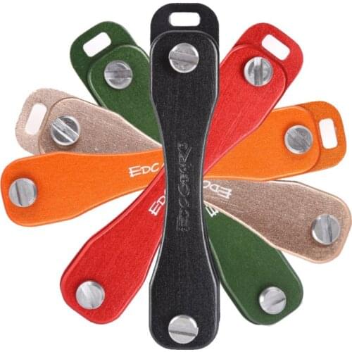 EDC gear aluminum key keychain holder folder clamp pocket multi tool organizer collector smart clip kit bar gadget outdoor camp