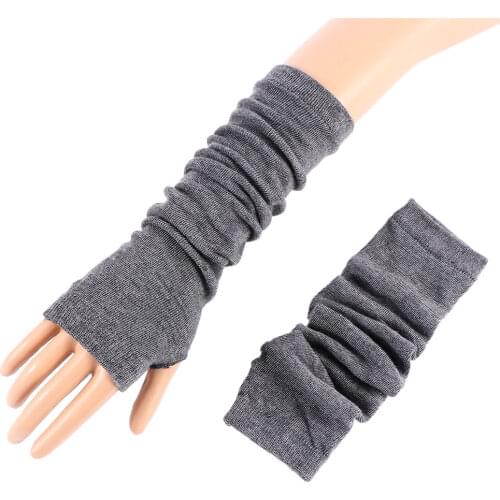 2020 New Hot Women Winter Wrist Arm Hand Warmer Knitted Long Fingerless Gloves Mittens arm warmers