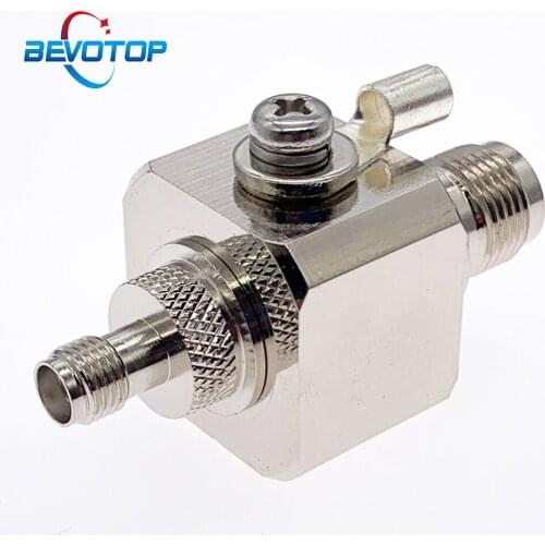 TNC/SMA Coaxial Lightning Arrester 50ohm 3GHz TNC Female to SMA Female Surge Arrester Protection Device for CCTV Camera Video