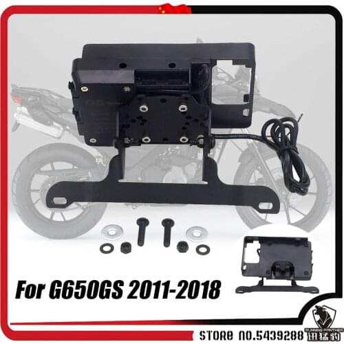 Motorcycle Accessories GPS Smart Phone Navigation Mount Mounting Bracket Adapter Holder For BMW G650GS G 650 GS 2011-2018