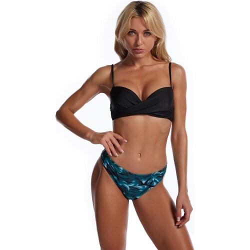 Sexy Solid Color Bikini Women Swimwear Bandeau Biquini Swimsuit Female Bathing Suit Push Up Bikini Set Beachwear 2021 2XL