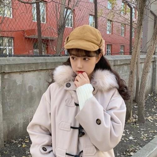 Cute Winter Bomber Hats for Womer Winter Hats Boys Girls Cap Wool Cotton Snow Cap Cotton Earflaps Russian Hats Earmuffs