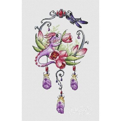 Chunlong Dreamcatcher 23-34 Cross Stitch Kit Package Greeting Needlework Counted Kits Embroidery cross stitch set