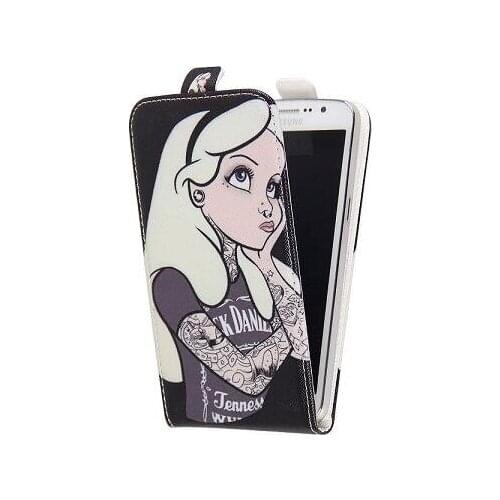 New for Gigabyte GSmart Roma RX phone case Flip Leather back cover skull cat girl tower item up and down XH005 high quality case