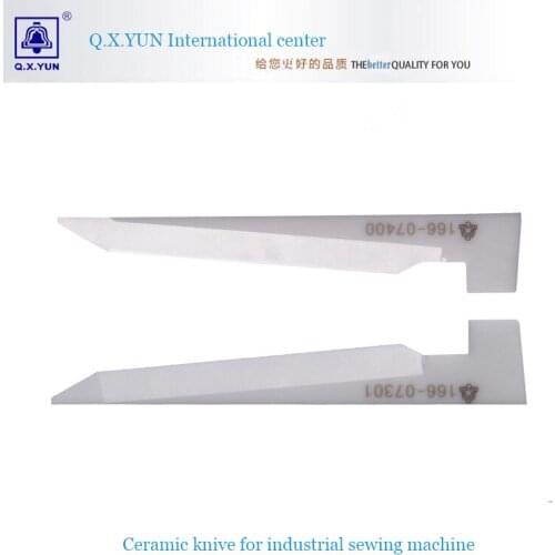 Q.X.YUN ceramics knive for Q.X.YUN bag machine industrial sewing machine parts 166-07301/166-07400