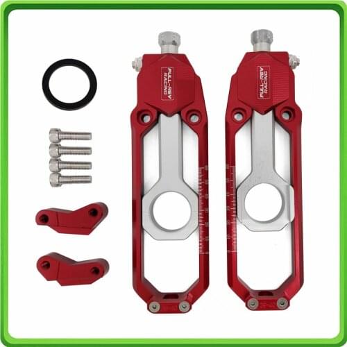 Motorcycle Chain Tensioner Adjuster fit for BMW S1000RR S1000R S1000XR 2019-2020 Red&Silver