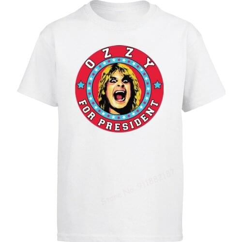 RARE VINTAGE Ozzy Osbourne For President vintage 1984 Shirt Tee shirt men clothing t shirt