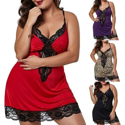 New Sexy V-neck Lingerie Night Dress Sleeveless Ladies Satin Nightgown Lace Sleepwear Nightwear For Women Best Selling