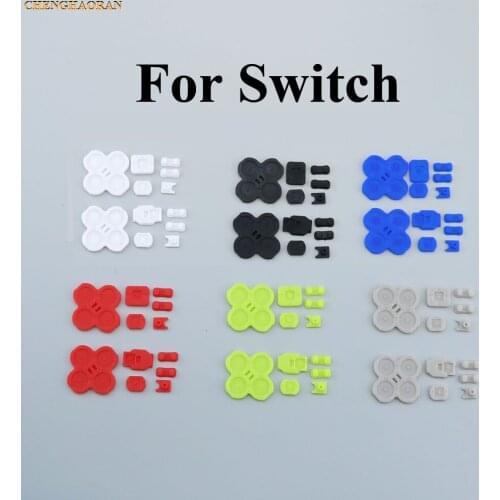 1set Left Right Silicone Rubber Pads Conductive Rubber D-pad replacement for Nintend Switch for NS Joy-con Joycon Controller