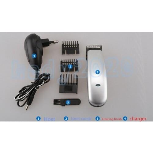 10pcs Electric Beard Trimmer Portable Mini Hair Cutting Machine Men Razor with 3 Combs Beard Barber Razor Shaver