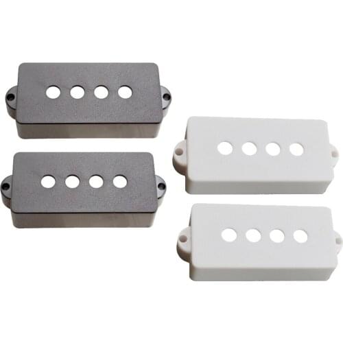 2pcs 4-String Bass Open Pickup Cover Shell Frame for PB Precision Bass Parts