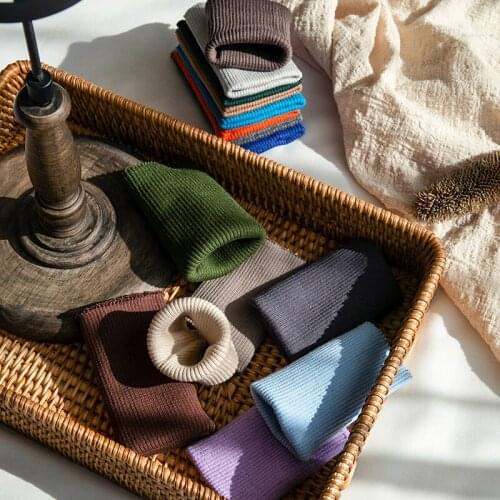 7cmx40cm Thread Cotton Stretch Knit Rib Cuff Trim Triming Fabric Sweater Jacket Sewing DIY Long Childrens Cuff Accessories