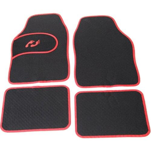 Car Blanket Material Foot Pad 4-piece Set Universal In All Seasons Non-slip and Durable Wholesale Car Accessories
