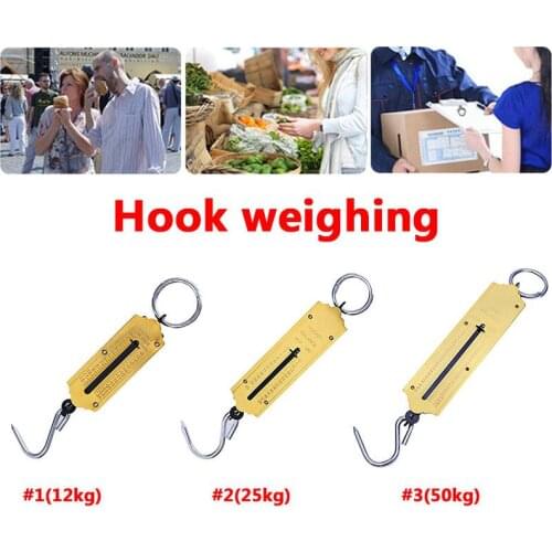 Hand-Held 50kg Suitcase Spring Mechanical Scale Luggage Scale Durable Accurate Home Accessories Weight Scale Portable Kitchen