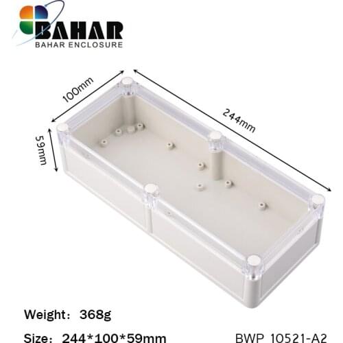 IP68 ABS plastic Electronics instrument case plastic waterproof box for junction box project case DIY control box 244*100*59mm