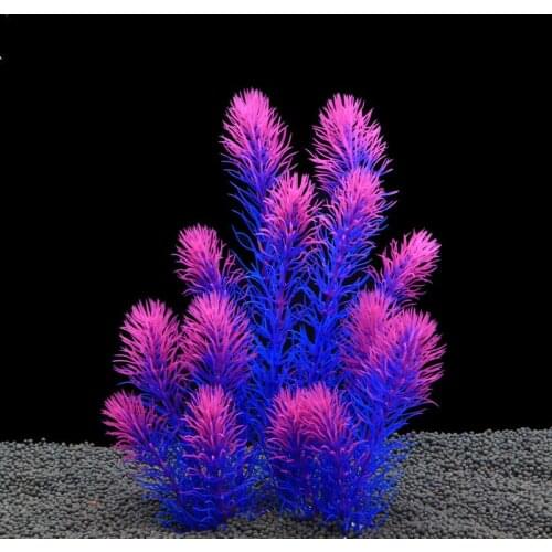 Purple Goldfish Algae Simulation Water Plants Fish Tank Decoration Fake Water Plant Aquarium Landscaping Aquatic plants