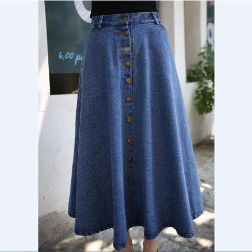 LanLoJer Denim Skirts For Women