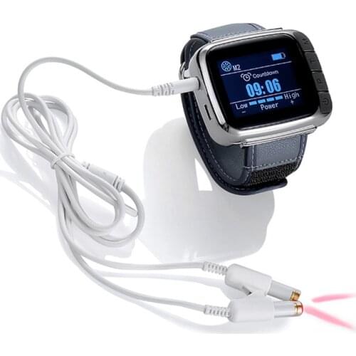 808nm Laser Therapy Diabetic Wrist Watch for Diabetes Hypertension Treatment Watch Laser Sinusitis Physical Rehabilitation