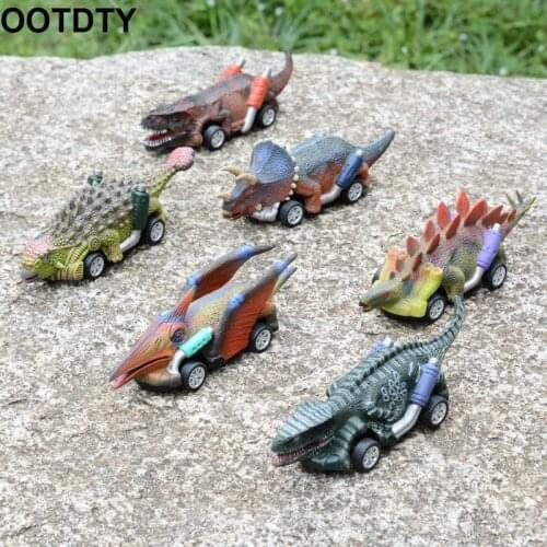 Pull Back Dinosaur Cars Toys Dinosaur Roadster Party Favors Games Dino Toy Monster Race Go-Kart Gifts Birthday Supplies