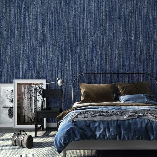 Nordic Linen Straw Wallpapers Home Decor Thicken Solid Color Waterproof Wall Paper For Bedroom Living Room Shop Walls Decoration