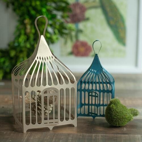 New Design Craft Metal Cutting Dies cut die box bird cage decoration Scrapbooking Album Paper Card Craft Embossing Die Cuts